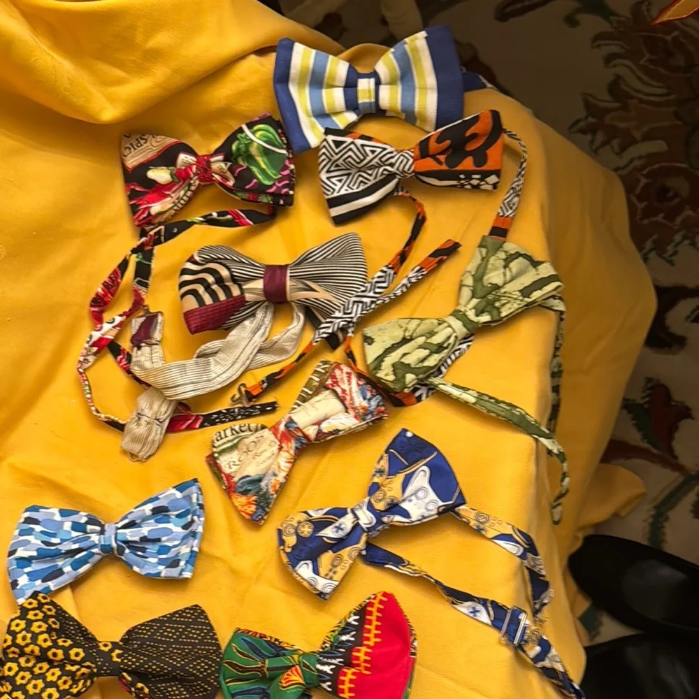 Colorful Bow Ties - Select the one that you like.  Twenty dollars each.
